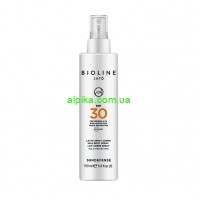Молочко-спрей для тіла з SPF ЗО SUNDEFENSE HIGH PROTECTION MILK BODY SPRAY SPF 30 150ml. Bioline JaTo