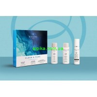 Подарунковий Kit Clean - Pure гель 99 мл, лосьон Pure 99 мл, освітлюючий крем Primaluce 50 мл. BIOLINE JATO