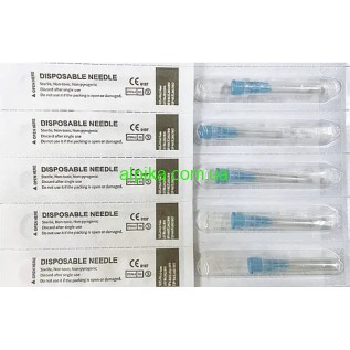 Голка 34G 0,2 x 2.5 mm Disposible