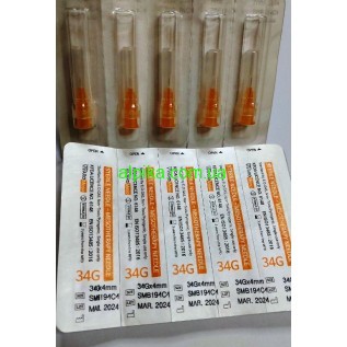 нано-Голка 34Gх4mm ін'єкційна стерильна VivaroMeso