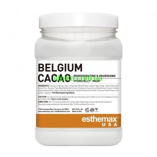 Гідрожеле альгінатна маска з бельгійським какао Authentic Peel-Off Hydrojelly Mask - BELGIUM CACAO 887ml Esthemax