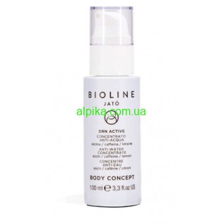 Дренажний концентрат DRN Active Anti-Water Concentrate Escin - Caffeine - Lemon  100мл BIOLINE JATO' Body Concept 