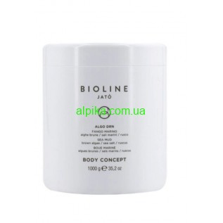 Дренажне обгортання ALGO DRN Sea Mud Brown algae Sea salt- Ruscus 1000г, BIOLINE JATO' Body Concept