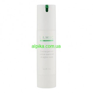 Крем-гель зі стовбуровими клітинами червоних водоростей Crema-Gel Con Cellule Staminali Di Alghe Rosse 50 мл. Lamic Cosmetici