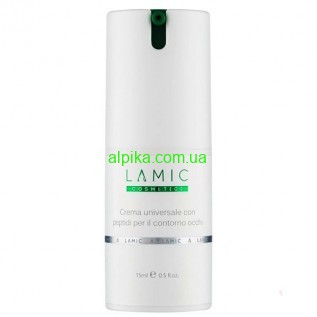 Універсальний крем з пептидами для контуру очей Crema universale con peptidi per il contorno occhi 15 мл.Lamic Cosmetici