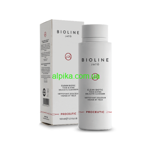 Делікатне очищення обличчя та очей  Proceutic Clean biotic Face / Eyes delicate cleanser Bioline Jatò 200 мл