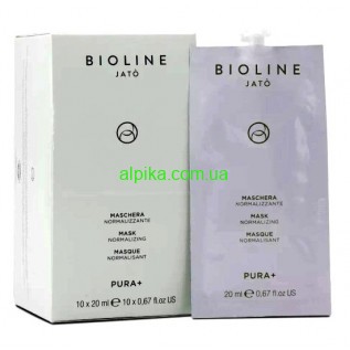 Маска для жирної шкіри схильної до вугрової хвороби Pura+  Mask Normalizing 10х20мл BIOLINE JATO