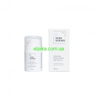 Відновлювальний денний крем для обличчя  Renewal SenoCream Day SPF-15, 50 мл Senoscience