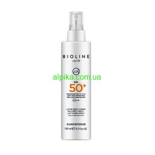 Молочко-спрей для тіла з високим ступенем захисту  SPF 50 /SPF 50+ Very High Protection Milk Body Multi-Protection 150 мл. BIOLINE JATO