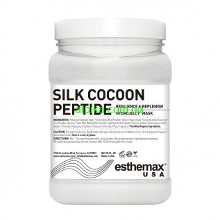 Гідрожеле альгінатна маска з пептидами шовку Silk Cocoon Peptide Hydrojelly Mask 887ml Esthemax
