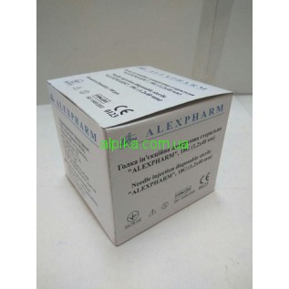 Голка 23G (0.6x30 mm) для чищення обличчя / Alexpharm / 1 шт.