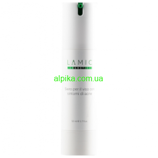 Сироватка для обличчя з проявами акне "Siero per il viso con sintomi di acne" 50 мл Lamic Cosmetici