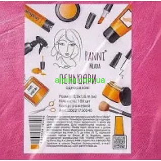 Пеньюар перукарський Panni Mlada 0,9х1,6 м (100 шт/пач) з поліетилену Колір: рожевий