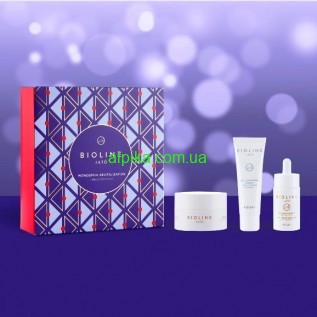 Подарунковий лімітований набір Святкове оновлення Aqua Eye Gel 30 мл + Vita Nector In Drops 30 мл + Vita Nourishing Cream 50 мл від Bioline Jato