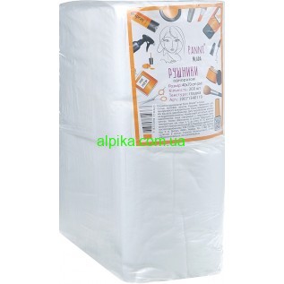 Рушники в пачці Panni Mlada™ 40х70 см (200 шт/пач) зі  спанлейсу 40 г/м2 Текстура: гладка