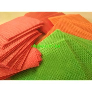 Серветки 6х6 см Doily кольорові із спанбонду 45 г/м² 100 шт