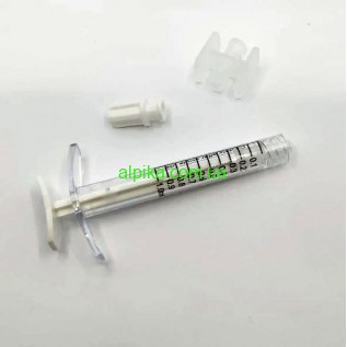 Шприц для філера Luer-lock 3комп. 1ml без голки з конектором Luer Lock та ковпачком 1шт.