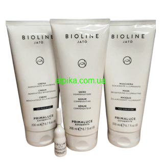 Тест Primaluce Exfo White Fluid 40 Delicate Peel АНА Hydrating/флюід пілінг відлущувальний та зволожуючийг 40%, ph-3.8 BIOLINE JATO 