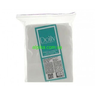 Комірець-серветка для перукарів Doily® 7х40 см (100 шт/пач) з спанлейс Текстура: гладка, сітка
