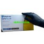 Рукавички одноразові вінілові Medicom нестерильні без пудри SafeTouch® Black, розмір M